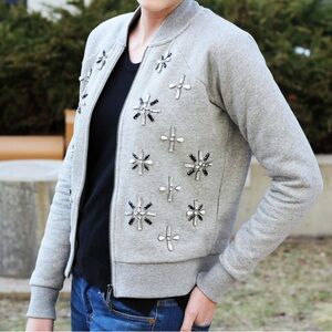 Banana republic jewel zip up